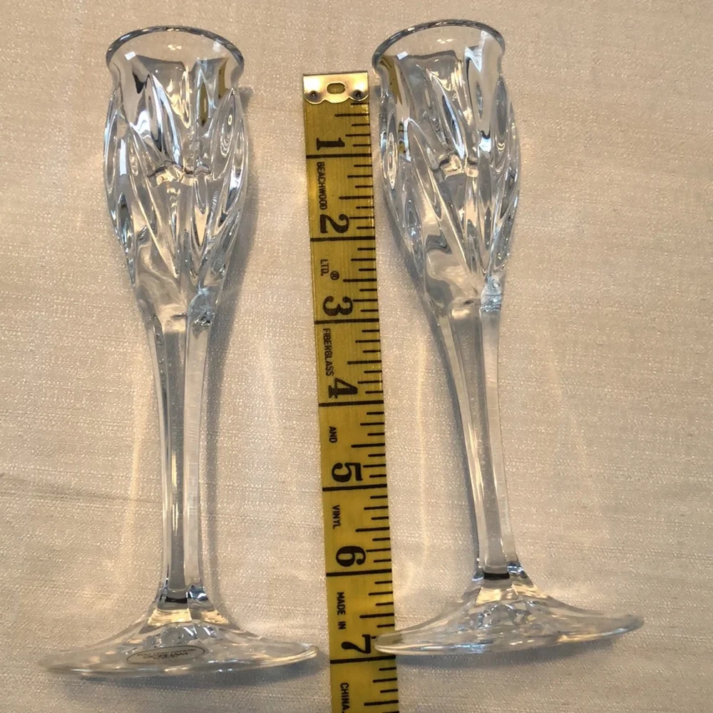 Gotham 1831 Star Blossom Full Led Crystal Candlesticks